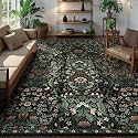 8x10 Large Area Rug Floral Botanical Boho Carpet for Living Room