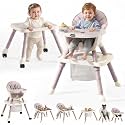 9-in-1 Baby High Chair for Babies and Toddlers with Building Block Table