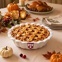 9×2.5in Deep Fluted Ceramic Pie Pan for Pie Quiche Tart Baking. Modern Style, Lead-Free. 9in Casserole Lasagna Dish for Thanksgiving Christmas Wedding Gift. Microwave, Dishwasher, Oven Safe