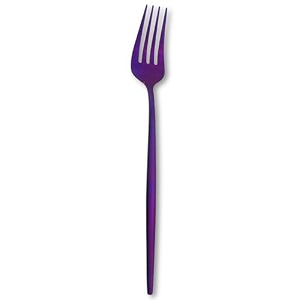934 french style raspberry purple dinner fork  1-piece stainless steel flatware forks set  elegant dishwasher-safe silverware cutlery set for home restaurants amp gifting