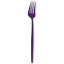 9" French Style Raspberry Purple Dinner Fork | 1-Piece Stainless Steel Flatware Forks Set | Elegant Dishwasher-Safe Silverware Cutlery Set for Home, Restaurants &amp; Gifting