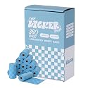 9"x13" Thick Leakproof Blue Waste Bags, 360 Count 24 Rolls
