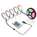 9.84ft USB LED Strip Lights, USB Rope Lights with 24 Keys Remote, DIY Indoor Decoration