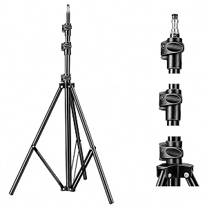 9 feet adjustable aluminum alloy light stand for photography lightweight amp portable tripod stand for ring light softbox reflector flash amp studio lighting indoor amp outdoor shoots