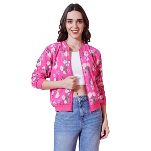 9 Impression Womens Printed Bomber Jackets