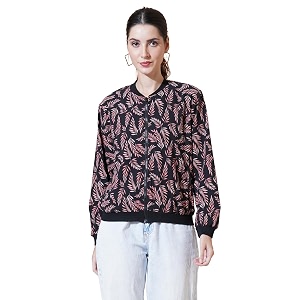 9 Impression Womens Printed Bomber Jackets