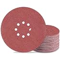 9 inch Sanding Discs 120 Grit 8 Holes Hook and Loop Sandpaper for Drywall Sander 60Pack