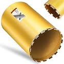 9 Inch Wet Core Drill Bit, 14" Depth, 1-1/4"-7 Thread Diamond Core Bits for Concrete with Rebar, Masonry, Brick Block,Cement, Stucco, Stone (230mm)
