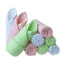 9 Pcs Baby Washcloths, 10''x10'' Absorbent Baby Wash Cloth for Newborn - Natural Soft Face Towels, Newborn Baby & Toddlers Burp Cloths, Wipes, Infants Essentials, Baby Registry as Shower