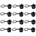 12 Pack 24mm Black VP Racing Jug Vent Caps Model 3045