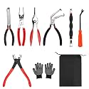 9-Piece Electrical Disconnect Pliers Tool Kit for Cars
