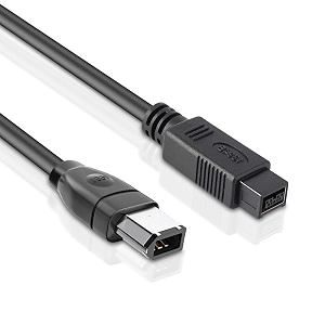 9 pin to 6 pin high speed firewire cable 6ft mac pro macbook compatible