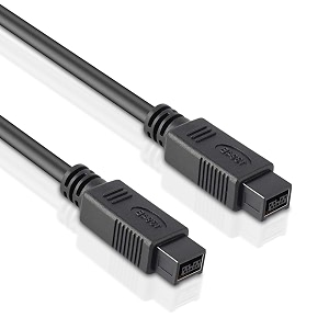 9 pin to 9 pin 6ft firewire cable male to male cable firewire 800 ieee 1394b 9-9 cord for mac pro macbook