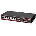 9 Port 2.5G PoE Switch, 8 x 2.5G Base-T PoE Ports with 1 x 10G SFP, IEEE802.3af/at, 120W Unmanaged 2.5Gb Network Switch Compatible with 100/1000/2500Mbps for AP, PC/Metal/Fanless/Wall Mountable