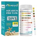 9-Way Aquarium Test Strips, Aquarium Test Kit for Fish Tanks &amp; Ponds 50ct