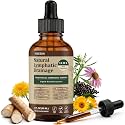 90 Day Supply - Natural Lymphatic Drainage Drops, Alcohol-Free Vegan 11-in-1 Herbal Supplement with Cleavers, Elderberry, Echinacea & Burdock, Supports Lymphatic Wellness, Bloat & De-Puff Support
