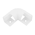 90 Degree Corner Connectors for V Shape LED Aluminum Channel System 16x16mm with Angle Turning Solution (Pack of 10)