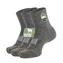 90% Merino Wool Socks for Men Athletic Ankle Socks for Women with Arch Support Breathable Soft Wool Ankle Socks,3 Pairs