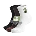 90% Merino Wool Socks for Men Athletic Ankle Socks for Women with Arch Support Breathable Soft Wool Ankle Socks,3 Pairs
