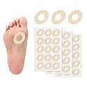 90 Pcs Corn Removers for Toes, Corn pads for toes Self Adhesive Donut，Soft Foam Callus Cushions Round Corn Cushions Pads,Water Resistant Foot Protect from Rubbing for Feet Women Men,Beige