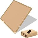 90% Shade Cloth Sun Shade Fabric Privacy Screen Shade Cover for Patio Garden Pergola Shade Cover Canopy with Gromments