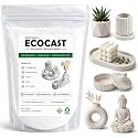 900g ECOCAST Eco Resin Casting Powder – Just Add Water | Bubble-Free | Crack Resistant | Ideal for Candle Jars, Home Decor & DIY Crafts | Jesmonite Alternative | Concrete Art Powder