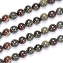 90pcs Adabele Natural Dragon Blood Jasper Gemstone 4mm (0.16 inch) Round Beads