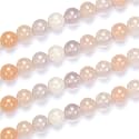 90pcs Adabele Natural Light Red Aventurine Gemstone 4mm (0.16 inch) Round Beads