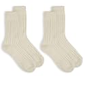 92% Merino Wool Socks Winter Knit Home Natural, Made in Mongolia