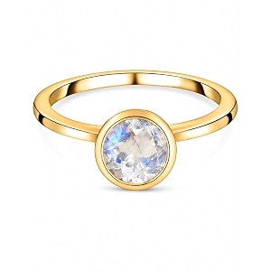 925 Sterling Silver 18K Gold Plated Birthstone