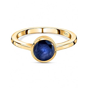 925 Sterling Silver 18K Gold Plated Birthstone