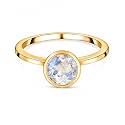 925 Sterling Silver 18K Gold Plated Birthstone