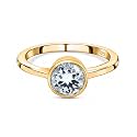 925 Sterling Silver 18K Gold Plated Birthstone