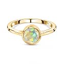 925 Sterling Silver 18K Gold Plated Birthstone