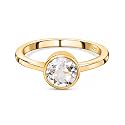 925 Sterling Silver 18K Gold Plated Birthstone