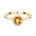 925 Sterling Silver 18K Gold Plated Birthstone