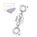 925 Sterling Silver Magnetic Necklace Clasp and Closures, Necklace Extender