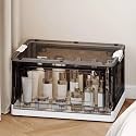 92QT Clear Stackable Storage Bins with Lids, Plastic Organizers, 1 Pack