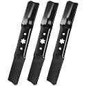 942-05052A Lawn Mower Blades with 6 Star Shaped Hole，Compatible with Cub Ca det 50 Inch XT1 LT50 GT50 RZT SX50, Replace Z550 T260 742-05052A 942-05052，3 Pack