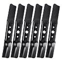 942-05052A Medium Lift Lawn Mower Blades, 742-05052A 2-in-1 Blades Compatible with MTD/Cub Ca det/Troy-Bilt 50" Cut, Fit S50 XT1 GT50 LT50 XT2 ZT1 RZT Zero-Turn Mowers, Replace 15454, 6 Pack