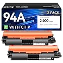 94A Toner Cartridge Black 2-Pack with Chip High Yield Replacement for HP 94A CF294A 94X CF294X Toner Compatible with HP LaserJet Pro MFP M148dw M148fdw M118dw Printer Ink M148 M118 M149 Series Copier