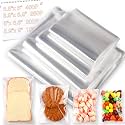 950 PCS Clear Resealable Cellophane Bags 4 Sizes with 3.5×5，3.9×5.9, 5×6.6, 5.9×9 Inches Good for Bakery, Snacks, Candle, Soap, Cookie, Jewelry, Cards