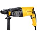 950W Rotary Hammer Drill | 26 mm | Heavy-Duty Drilling & Chiseling Tool | 1300 RPM | 3.3 J Impact Energy | Quick-Change System | Lightweight 3 kg | Soft-Grip Handle | 6-Month Warranty | Yellow