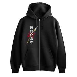Anime Zipper Hoodie for Men Stylish