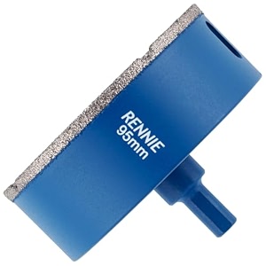 95mm diamond hole saw drill bit with tri shank for porcelain tiles ceramic slate stone granite marble glass diamond core holesawhole cutter