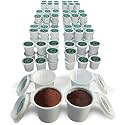 96 iFillCup Pods Green, Fill Your Own Coffee 1 &amp; 5 Needle K Cup Brewers