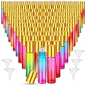 96 Pcs 10ml Perfume Oil Roller Bottles, Essential, Gradient Color