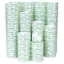 96 Rolls Crystal Clear Tape Refills for Dispenser, 3/4 Inch x 1000 Inch, 1 Inch Core, Multi-Purpose Transparent Stationery Tape for Home, School, Office, Craft & Daily Use