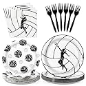 96Pcs Volleyball Party Decorations for Girls Birthday Party Serves 24