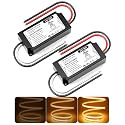 96W 24V Dimmable LED Driver,UL &amp; FCC Listed ELV/MLV Triac 2 Pack